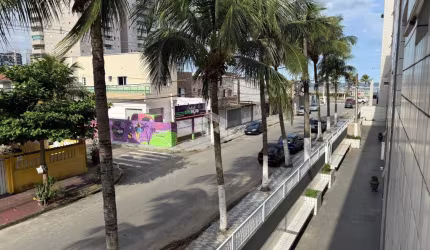 KITNET C/ VAGA A 50 METROS DA PRAIA. 36M² ÁREA ÚTIL. VILA MIRIM, PRAIA GRANDE SP.