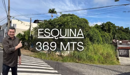 Terreno de esquina 396 metros Itoupava Norte Blumenau.