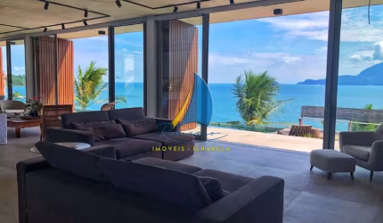 CASA NOVA EM COSTEIRA - VISTA PANORÂMICA PARA O MAR - REGIÃO SUL DE ILHABELA - ESCRITURA DEFINITIVA.