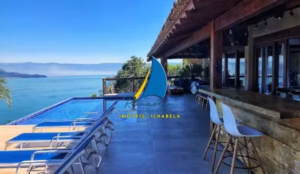 CASA DE ALTÍSSIMO PADRÃO EM ILHABELA - VISTA PARA O MAR - ESCRITURA DEFINITIVA.