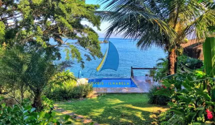 CASA EM COSTEIRA EM ILHABELA - VISTA PANORÂMICA PARA O MAR