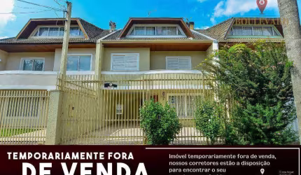 Sobrado triplex mobiliado, com 4 dormitórios à venda, 196 m² por R$ 949.000 - Água Verde - Curitiba/PR