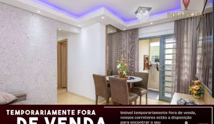 Apartamento semi-mobiliado no Pio Lanteri, com 3 dormitórios à venda, 59 m² por R$ 354.900 - Uberaba - Curitiba/PR