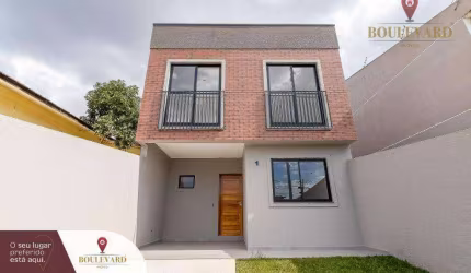 Sobrado novo, com 3 dormitórios à venda, 91 m² por R$ 530.000 - Santa Cândida - Curitiba/PR