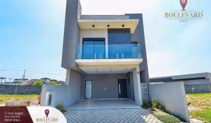 Casa no Residencial  Life Garden, com 3 dormitórios à venda, 169 m² por R$ 1.139.900 - Costeira - São José dos Pinhais/PR