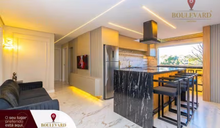 Apartamento mobiliado e decorado no Residencial Prima Torre, com 3 dormitórios à venda, 88 m² por R$ 930.000 - Santa Felicidade- Curitiba/PR