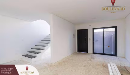 Sobrados novos em condomínio fechado, com 3 dormitórios à venda, 110 m² por R$ 699.000 - Xaxim - Curitiba/PR