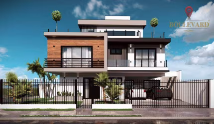 Casa de esquina no Residencial Villafranca Di Verona, com 4 dormitórios à venda, 201 m² por R$ 1.450.000 - Boa Vista - Curitiba/PR