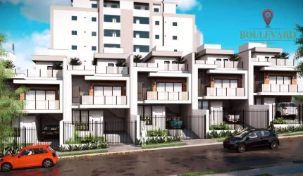 Sobrados de frente para a rua com 3 dormitórios à venda, 105 m² por R$ 740.000 - Boa Vista - Curitiba/PR
