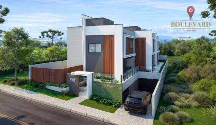 Casas no Residencial Wish Townhouses, com 3 dormitórios à venda, 220 m² por R$ 1.550.000 - Seminário - Curitiba/PR