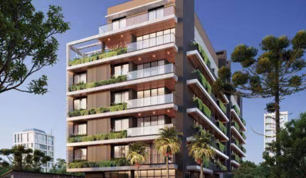 Apartamento Garden no Aura Cabral com 3 suites à venda, 137 m² por R$ 2.449.929 - Cabral - Curitiba/PR