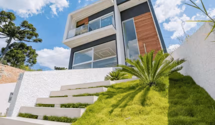 Santa Cândida, Cond. Reserva Bonvini,  3 Suítes, 5 Vagas,  casa nova 350m², à venda, Curitiba, PR