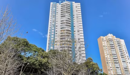 Ecoville, Apto conceito aberto, 22º andar, desocupado, mobiliado, 180m²de área privativa, 3 suítes,