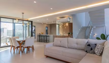 Bairro Alto, Cond. Boulevard Elegance, Casa 4 Suítes, 4 Vagas, SPA, Quintal  Gramado, à venda, Curi