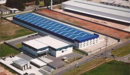 Cidade Industrial,Barracão de luxo, 2.873m2, terreno te 7.500m2, industrial de Curitiba. Pé direito