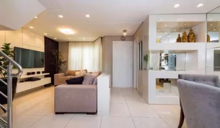Jardim das Américas, sobrado mobiliado em condomínio, 200m², 4 quartos, 2 suítes, à venda, Curitiba