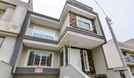 Pinheirinho, Casa sobrado 203m², em condomínio fechado Green line, Curitiba, PR