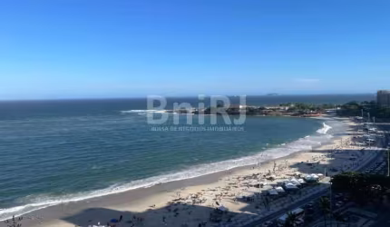 Exclusiva cobertura debruçada no mar de Copacabana