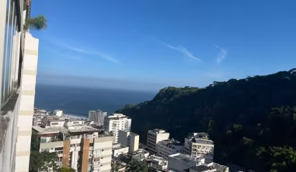 Vista cinematográfica do  mar e montanha!! Oportunidade Espetacular no Leblon!