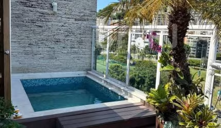COBERTURA TRIPLEX C/ PISCINA E LINDA VISTA PARA LAGOA E CRISTO