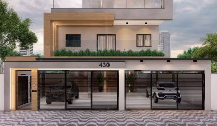 Casa em condomínio fechado com 2 quartos à venda em Guilhermina, Praia Grande , 44 m2 por R$ 350.000