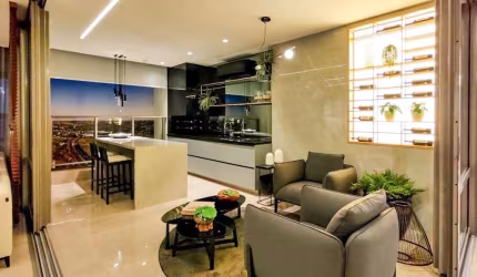 Apartamento no Edifício Zetta Residence, Zona 02.