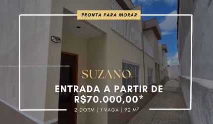 Sobrado em Condomínio em Suzano - Entrada de R$ 70.000,00
