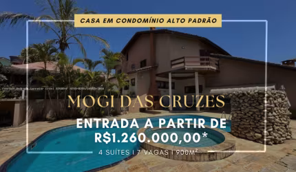 Casa para venda no condomínio Aruã  - Mogi das Cruzes - SP