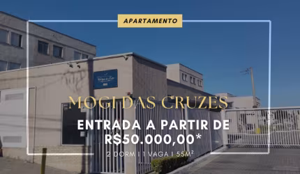 APARTAMENTO À VENDA EM MOGI DAS CRUZES ENTRADA DE 50.000,00- VILA NOVA APARECIDA