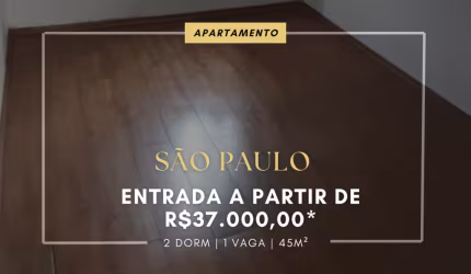 APARTAMENTO À VENDA EM ITAQUERA (COHAB JOSÉ BONIFÁCIO) 37.000,00 DE ENTRADA- SÃO PAULO