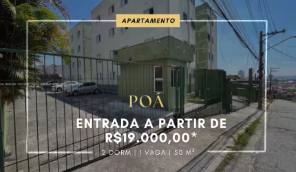 APARTAMENTO A VENDA EM POÁ 19.000,00 DE ENTRADA- SÃO PAULO