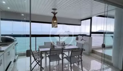Apartamento para venda ou locação anual com Vista total para o mar na Praia da Pitangueiras, Guarujá-SP codigo: 102645