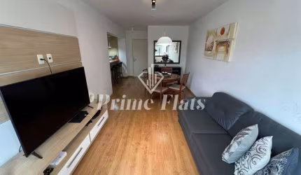 Flat disponível para locação no Roomo Itaim Bibi, com 64m², 2 dormitórios e 2 vagas