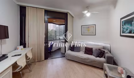Flat disponível para locação no Morumbi Residence, com 34m², 1 dormitório e 1 vaga de garagem