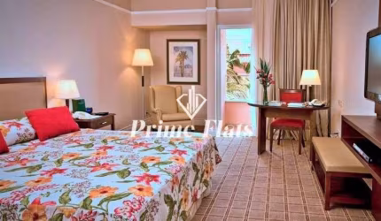 Flat disponível para venda Royal Palm Plaza Resort Campinas, com 19,35m², 1 dormitório e 1 vaga