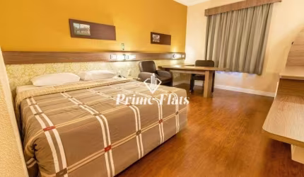 Flat disponível para venda no Hotel 10 Curitiba, com 24m², 1 dormitório e 1 vaga