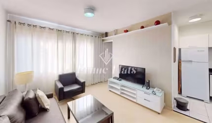 Flat disponível para locação no Saint James Residence com 42m², 1 dormitório e 1 vaga