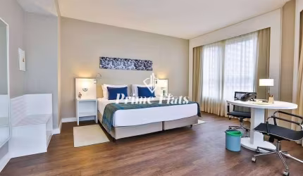 Flat disponível para venda no Quality Hotel São Caetano, com 25m², 1 dormitório e 1 vaga