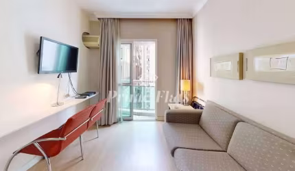 Flat disponível para locação no Transamérica Executive Perdizes, com 29m², 1 dormitório e 1 vaga