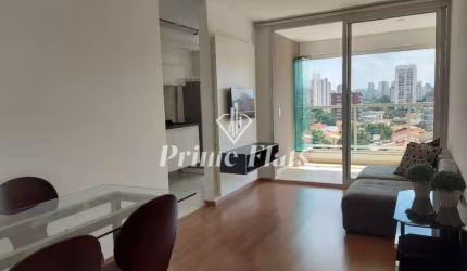 Flat disponível para locação no Condomínio Code Berrini, com 44m², 1 dormitório e 1 vaga
