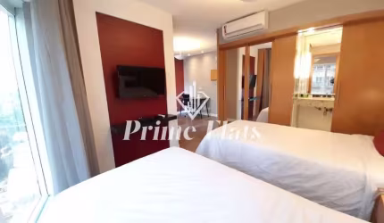 Flat disponível para venda no Edifício Stella Vega na Paraíso, com 31m², 1 dormitório e 1 vaga de garagem