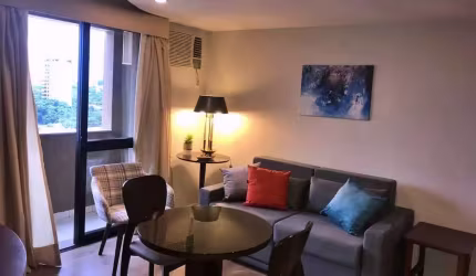 Flat disponível para locação no Hotel Premium Flats Berrini no Brooklin, com 30m², 1 dormitório e 1 vaga