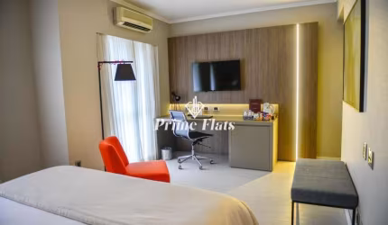 Flat disponível para venda no Clarion Faria Lima, com 27m², 1 dormitório e 1 vaga