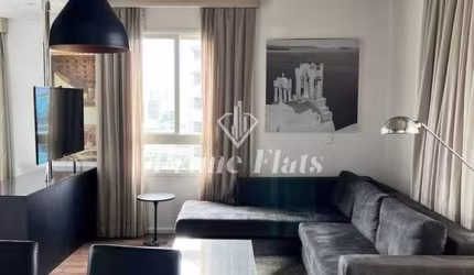 Flat disponível para locação no Geo Berrini Residences no Brooklin, com 30m², 1 dormitório e 1 vaga