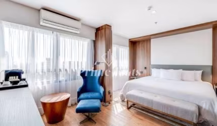 Flat disponível para venda no Hotel Paulista São Paulo, com 30m², 1 dormitório e 1 vaga