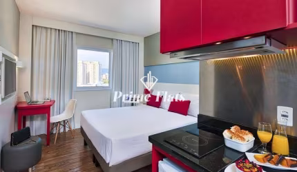 Flat disponível para venda no Mercure Jundiai, com 22m², 1 dormitório e 1 vaga de garagem