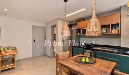 Flat disponível para venda no Horizonte JK Residencial na Vila Nova Conceição, com 56m², 1 dormitório e 1 vaga