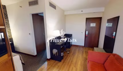 Flat disponível para venda no Estanplaza Funchal Faria Lima, com 28m², 1 dormitório e 1 vaga de garagem