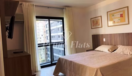 Flat disponível para locação no Hotel Intercity Interative Jardins, com 23m², 1 dormitório e 1 vaga de garagem