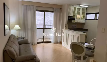 Flat disponível para venda no Hotel Paulista Wall Street na Bela Vista, com 55m², 1 dormitório e 1 vaga de garagem